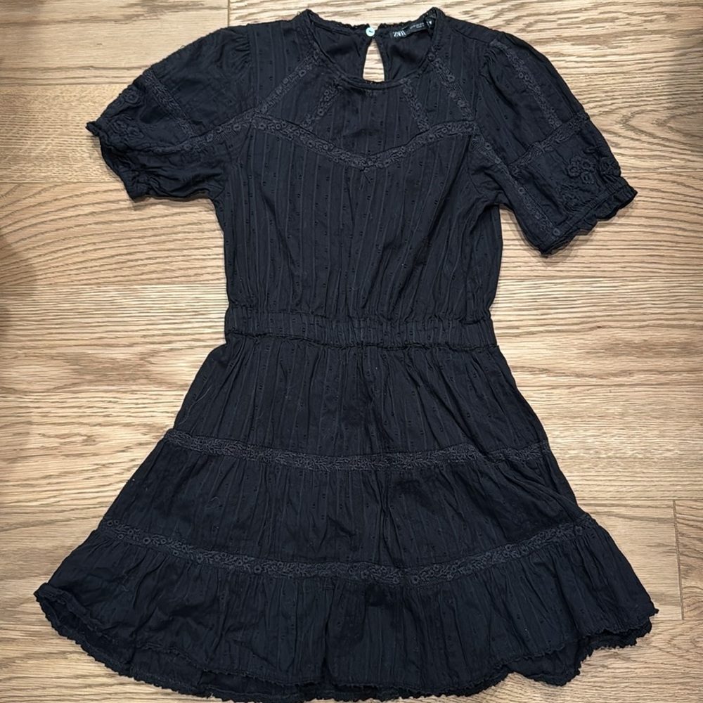 Zara casual little black dress